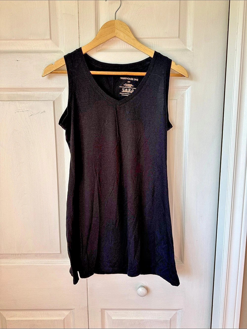 Warehouse One Sleeveless Tank Tops in Black & Burgundy Size Small Like 